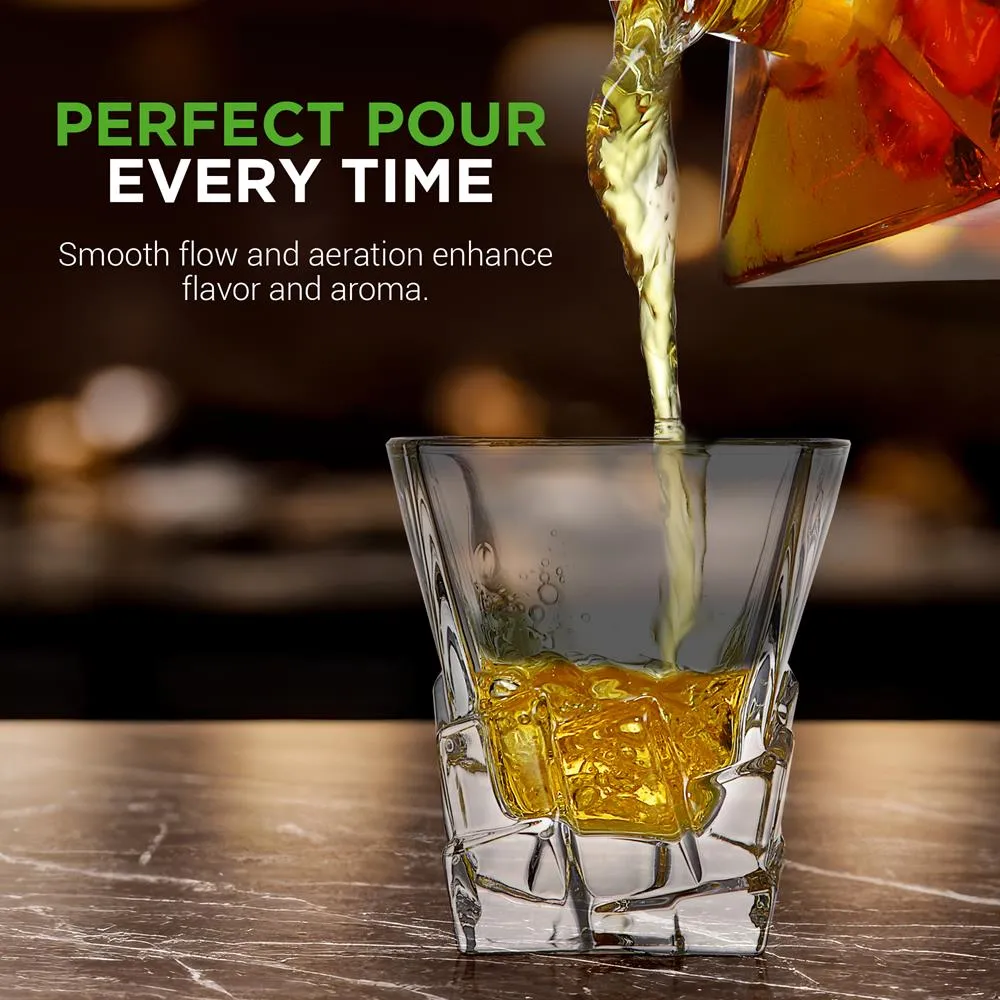 Nutrichef carafe whisky verre cristal 750 ml