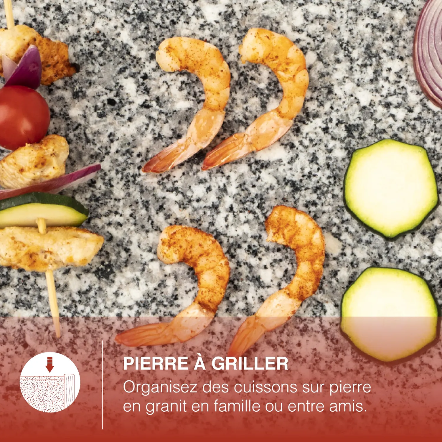 H.Koenig WOD12 appareil raclette 8 personnes granit