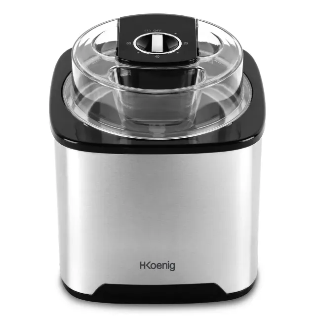 H.Koenig SRB80 sorbetière inox 2 L 30-40 min