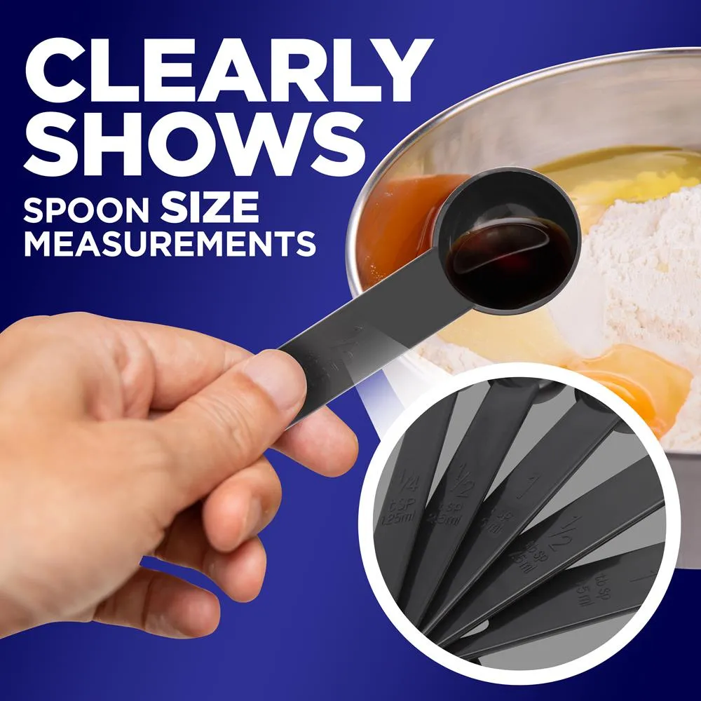 Nutrichef set 5 cuillères doseuses polypropylène mesures précises