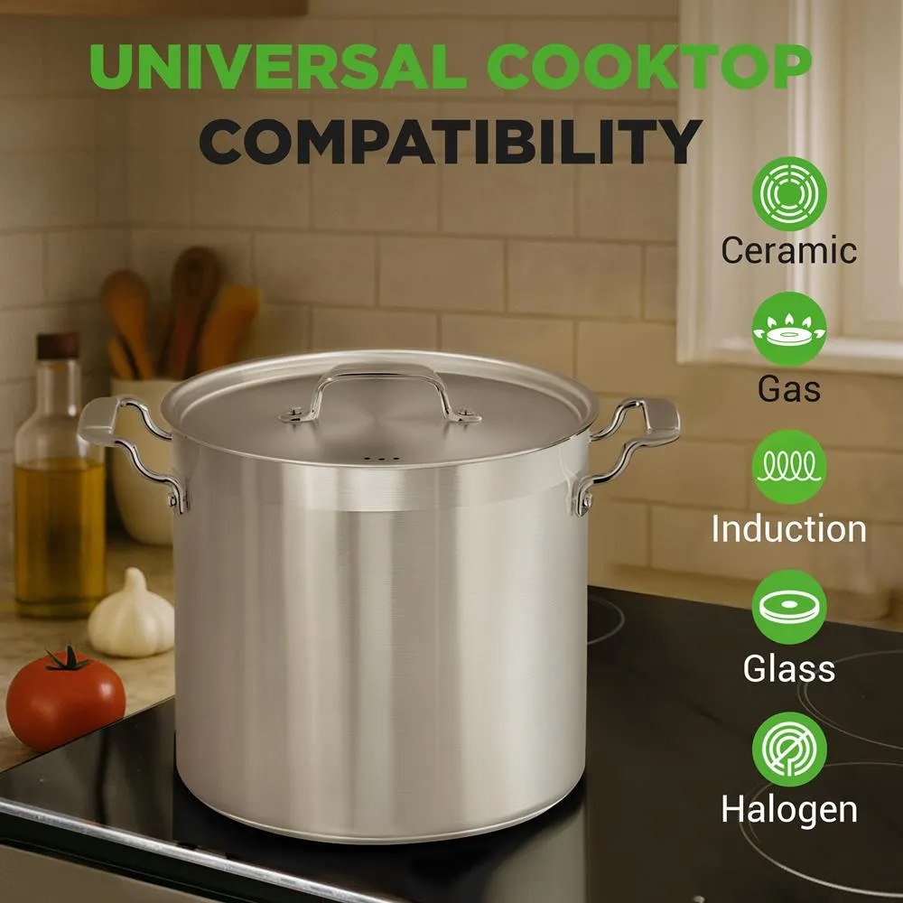 Nutrichef NCSPT24Q faitout inox 24 QT induction