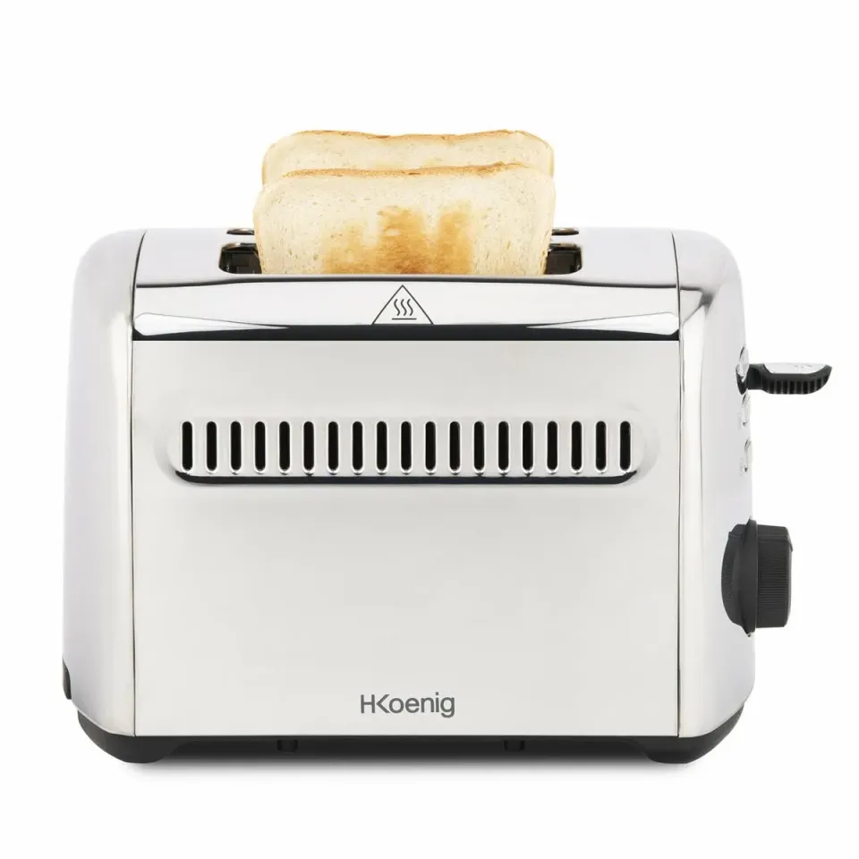 H.Koenig TOS9 grille-pain 2 tranches inox 7 niveaux