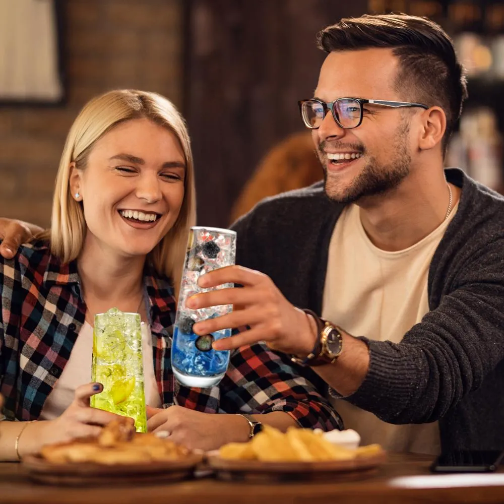 Nutrichef verres à champagne sans pied cristal x4