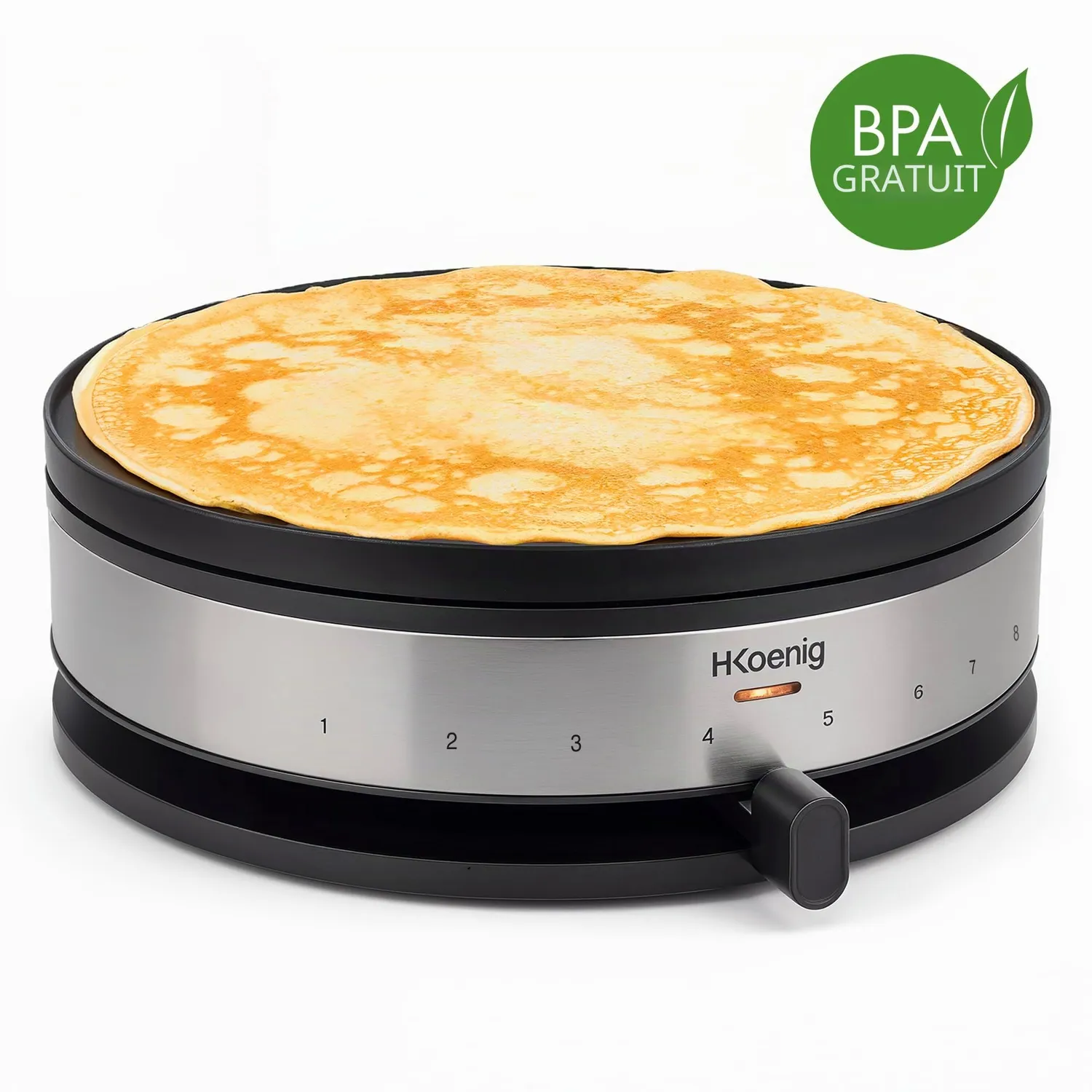 H.Koenig KREP56 crêpière électrique 33cm réversible 1500W
