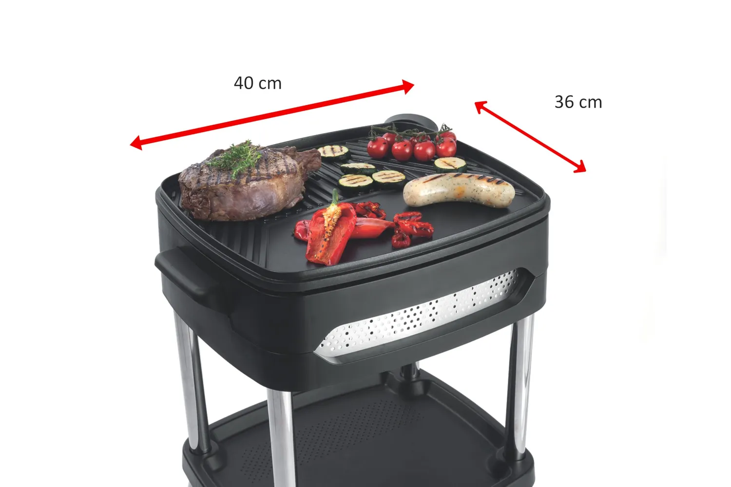 Fritel BBQ 3256 barbecue électrique 40x36 cm 2000 W
