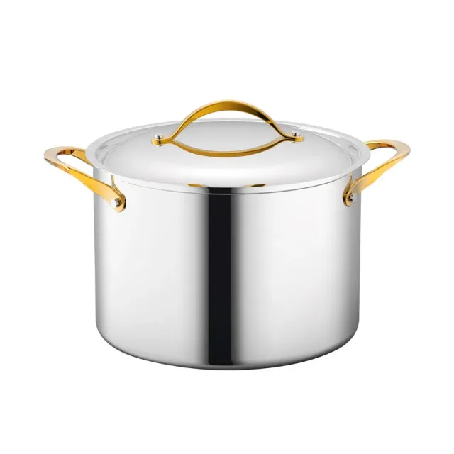 Nutrichef NCSTS16 faitout 8 QT inox avec couvercle