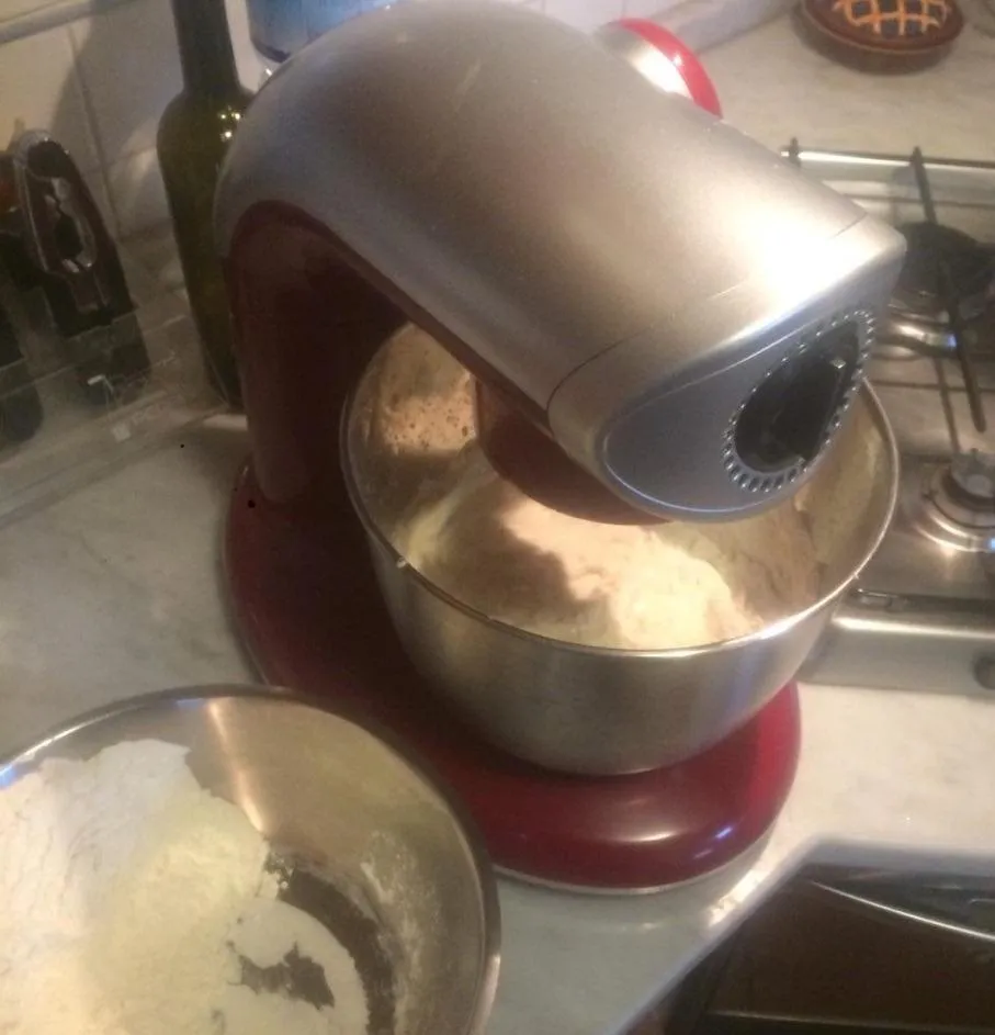 H.Koenig KM80 robot pétrin rouge 5.5L 1000W