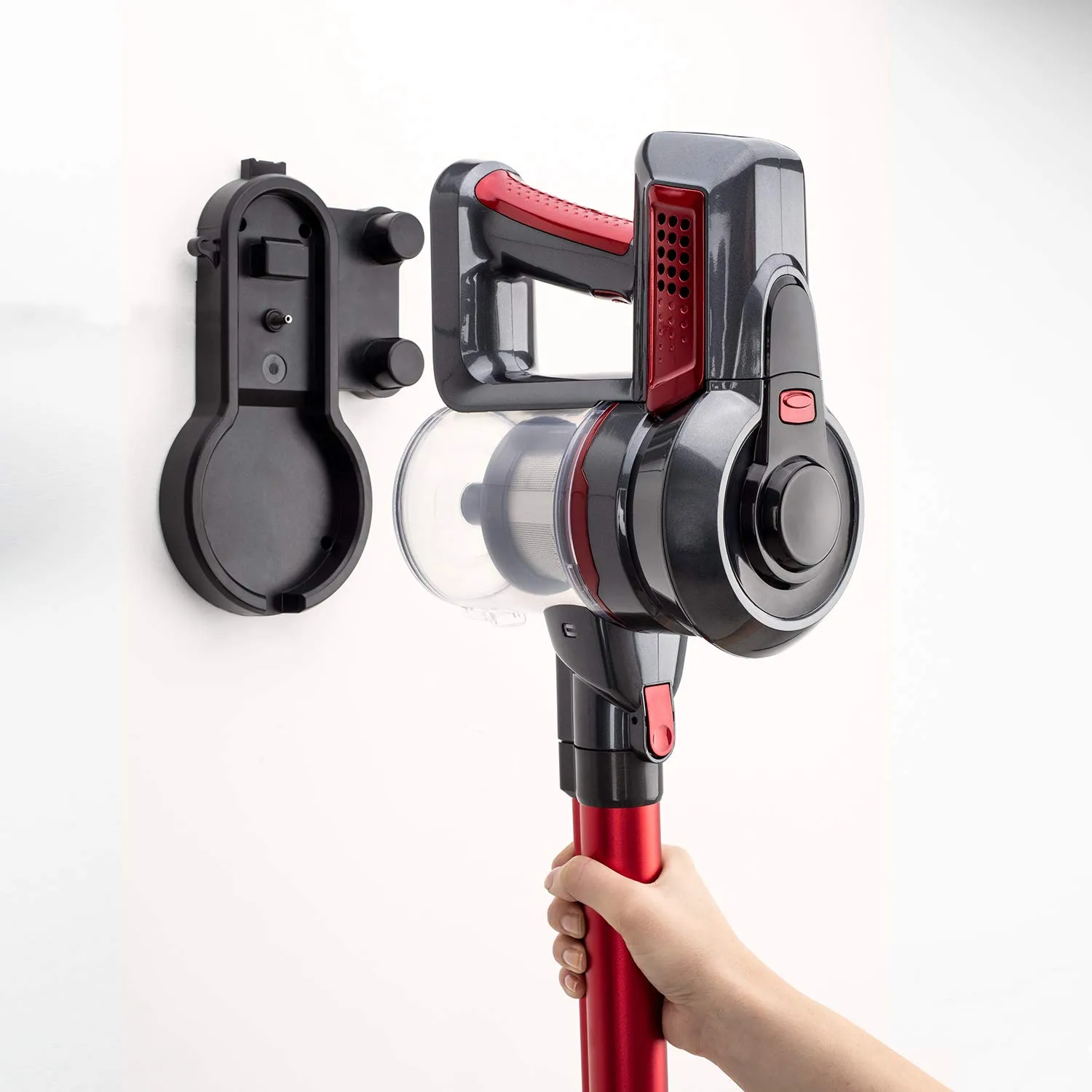H.Koenig UP810 PowerClean+ aspirateur balai sans fil rouge