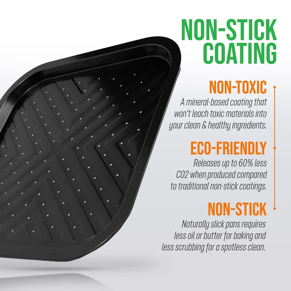 Nutrichef plaque four crispy antiadhésive NCBS10S noire
