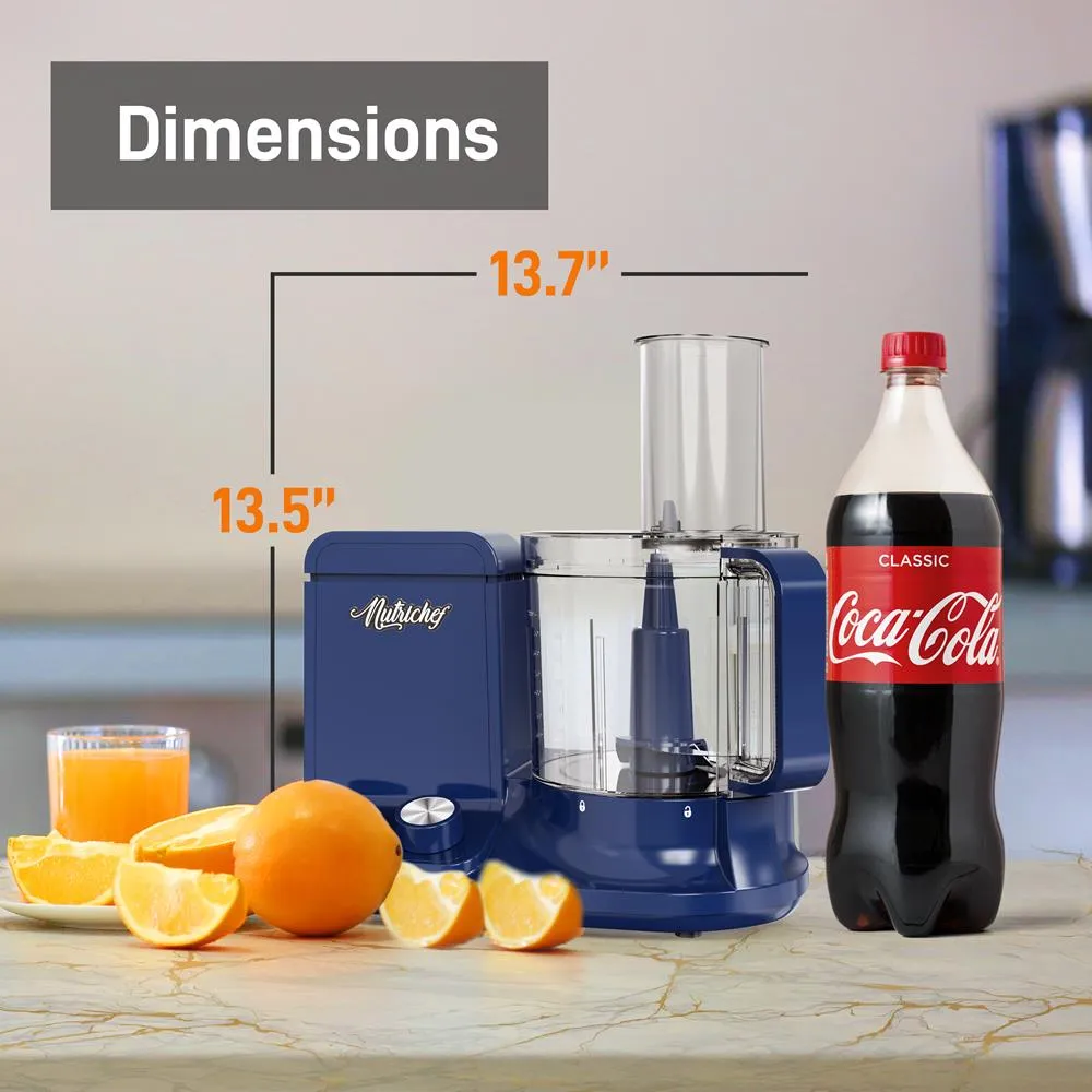 Nutrichef robot culinaire multifonction 600W 12 tasses