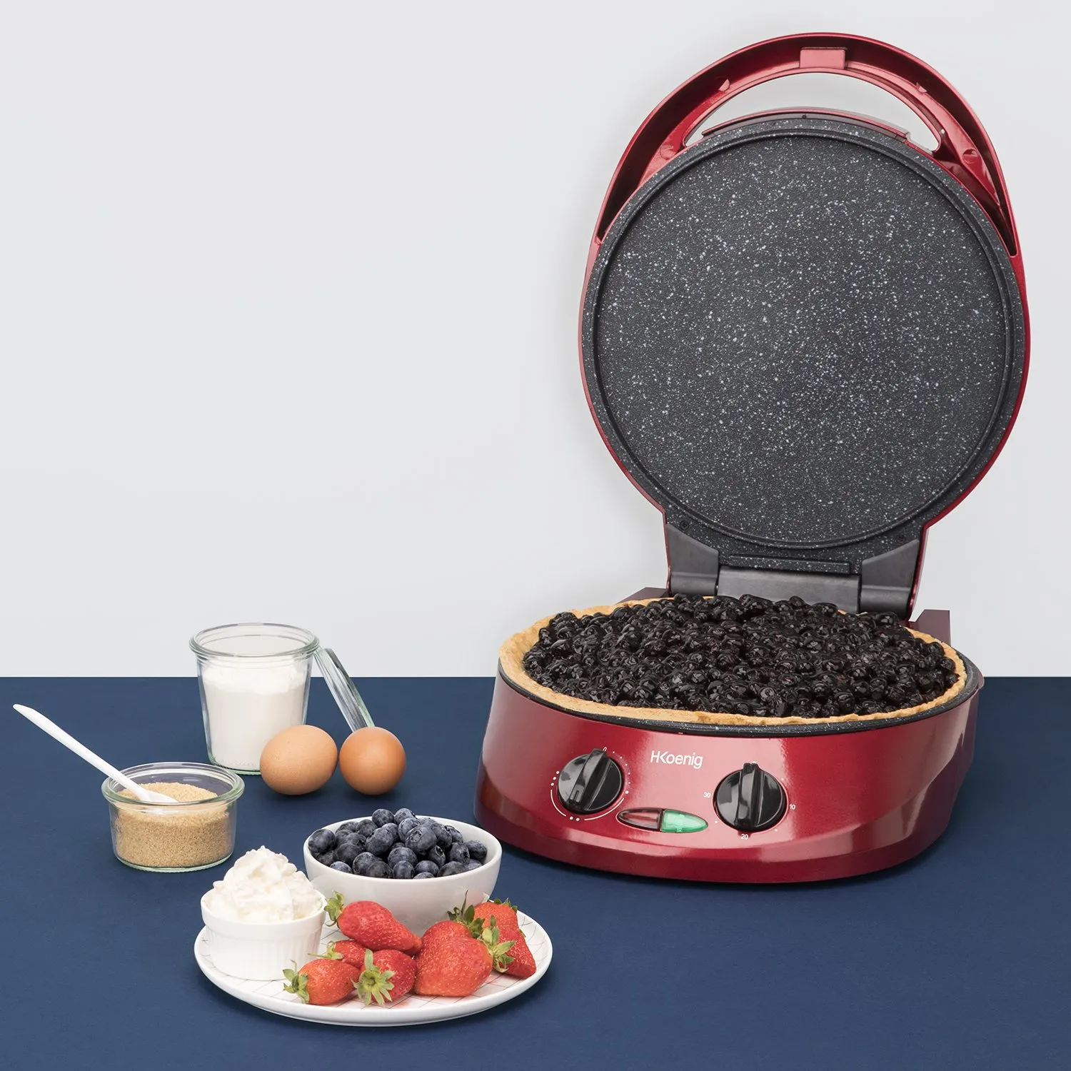 H.Koenig Tarte Express TRT180 appareil à tarte 9 moules