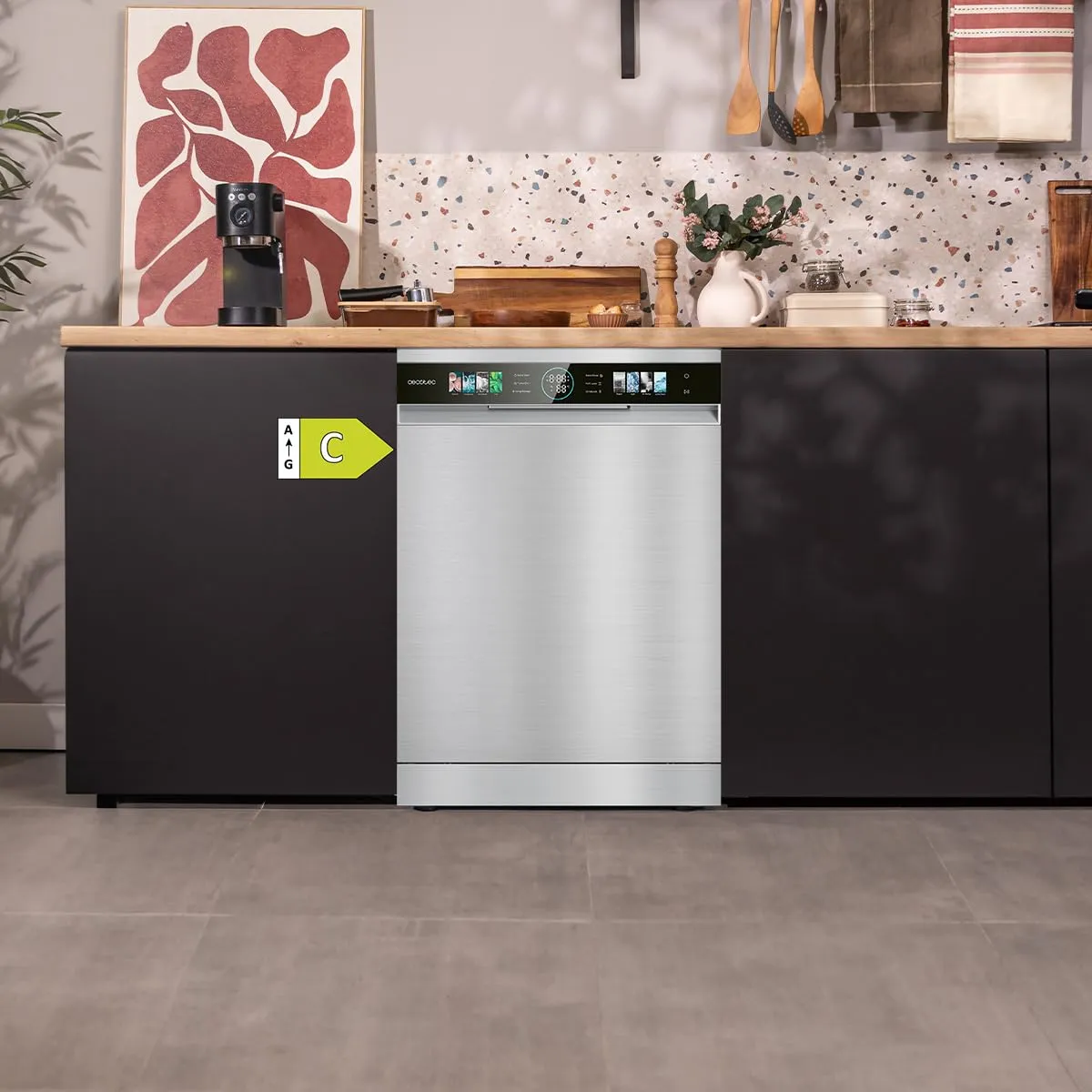 Cecotec Bolero Aguazero 6620 lave-vaisselle 15 couverts Dark C