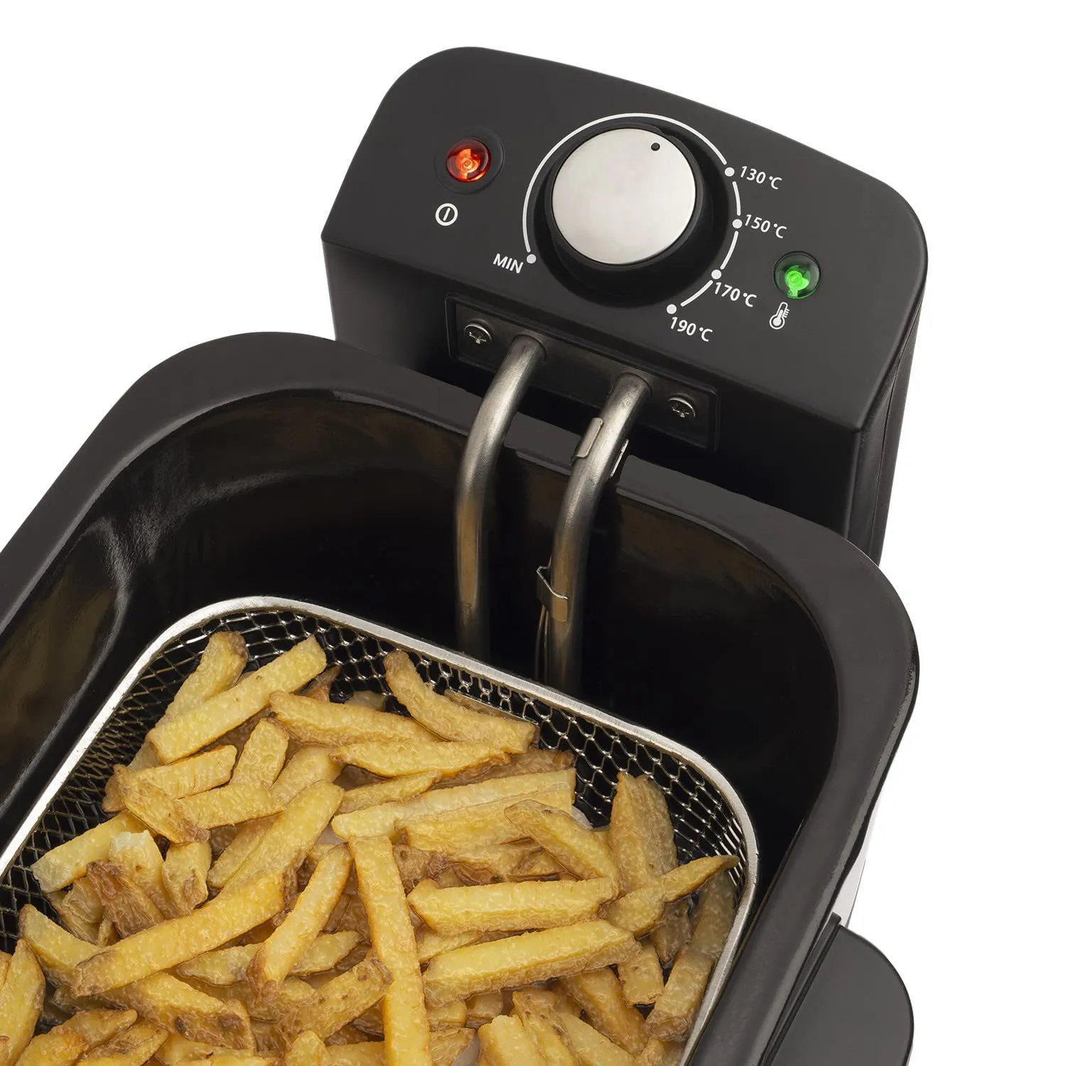H.Koenig DFX500 Friteuse 3L Inox 2200W Anti-odeur