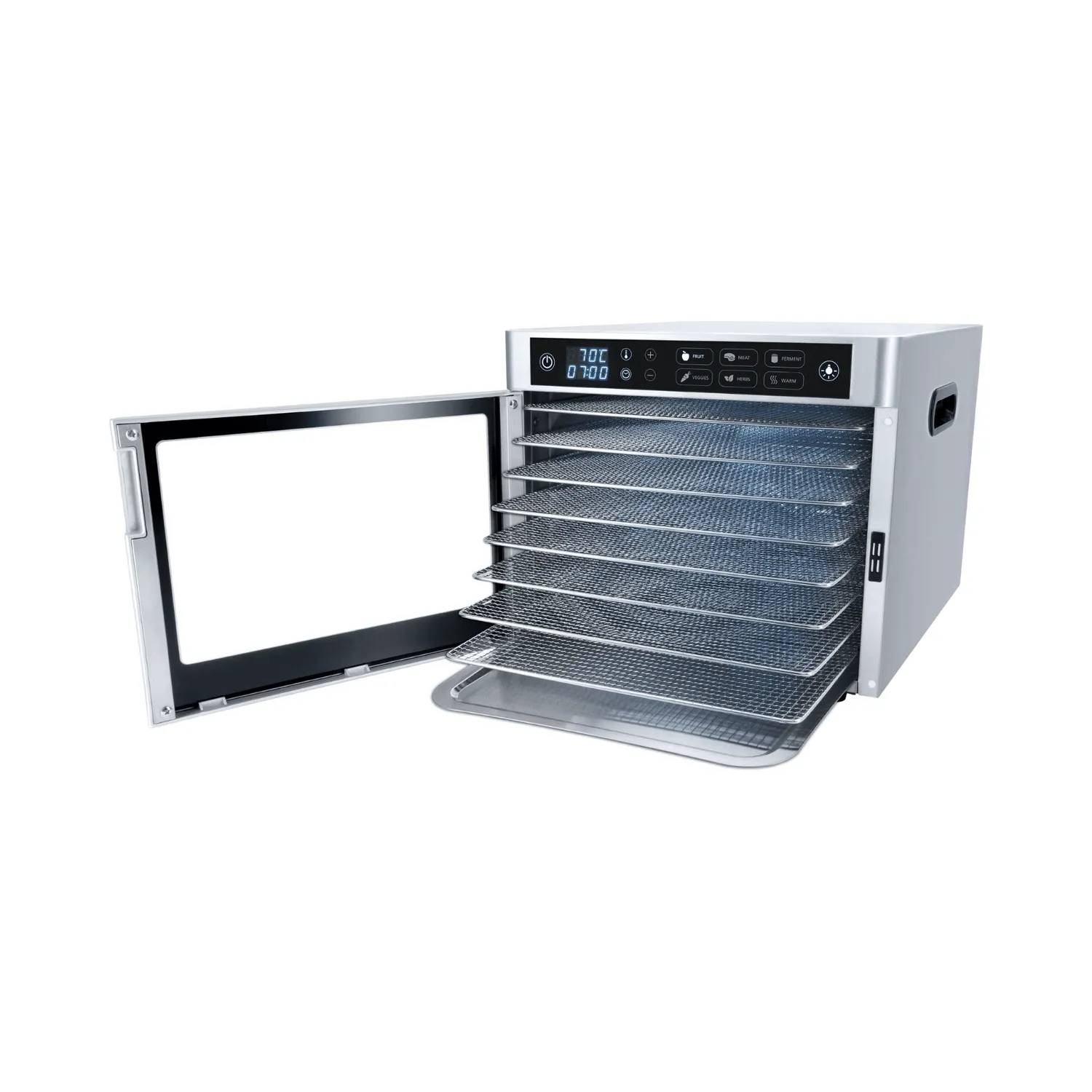 Steba ED 80 déshydrateur alimentaire inox 8 plateaux