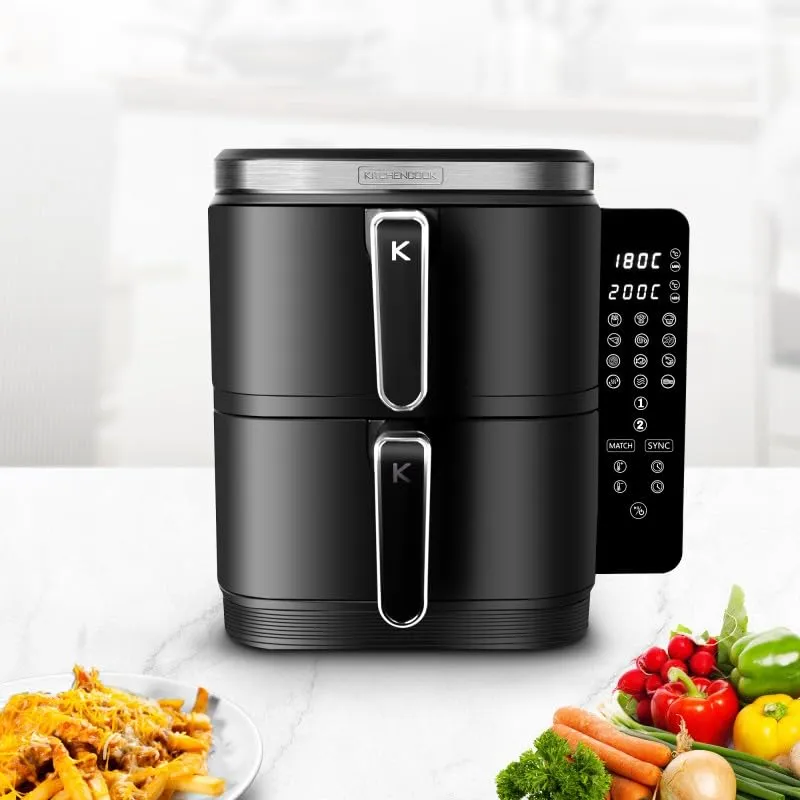 Kitchencook Airflow 12 double friteuse à air verticale 12 L