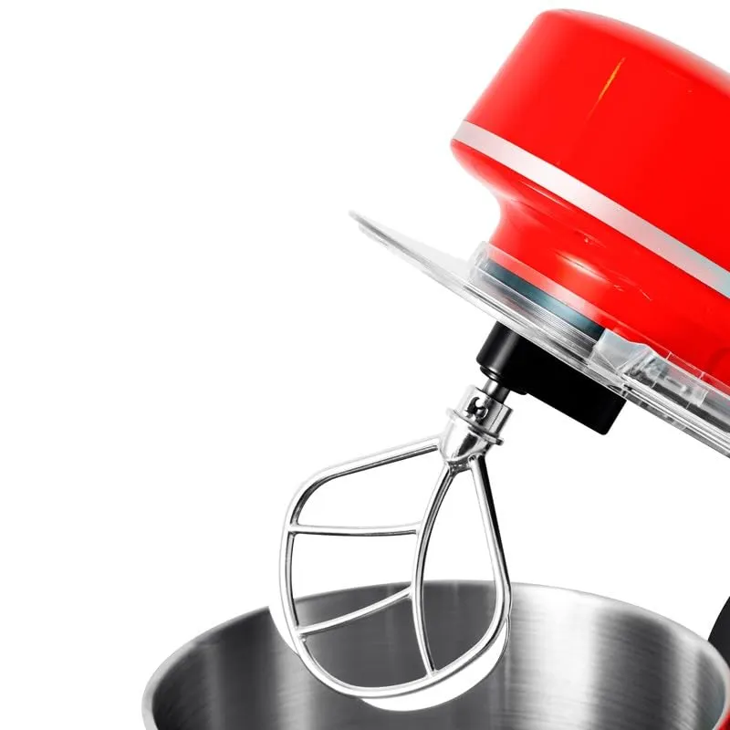 Kitchencook Robot Pétrin 5L 1300W Rouge 6 vitesses