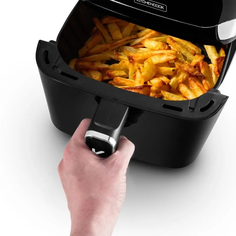Kitchencook Airmed55 LED friteuse sans huile 5,5L noire