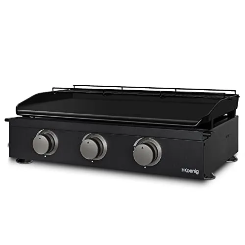 H.Koenig PLX1032 plancha gaz 3 brûleurs 350°C