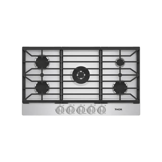 Thor Professional Plaque Gaz 36 Pouces Inox 22000 BTU