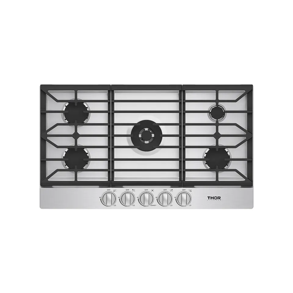 Thor Professional Plaque Gaz 36 Pouces Inox 22000 BTU