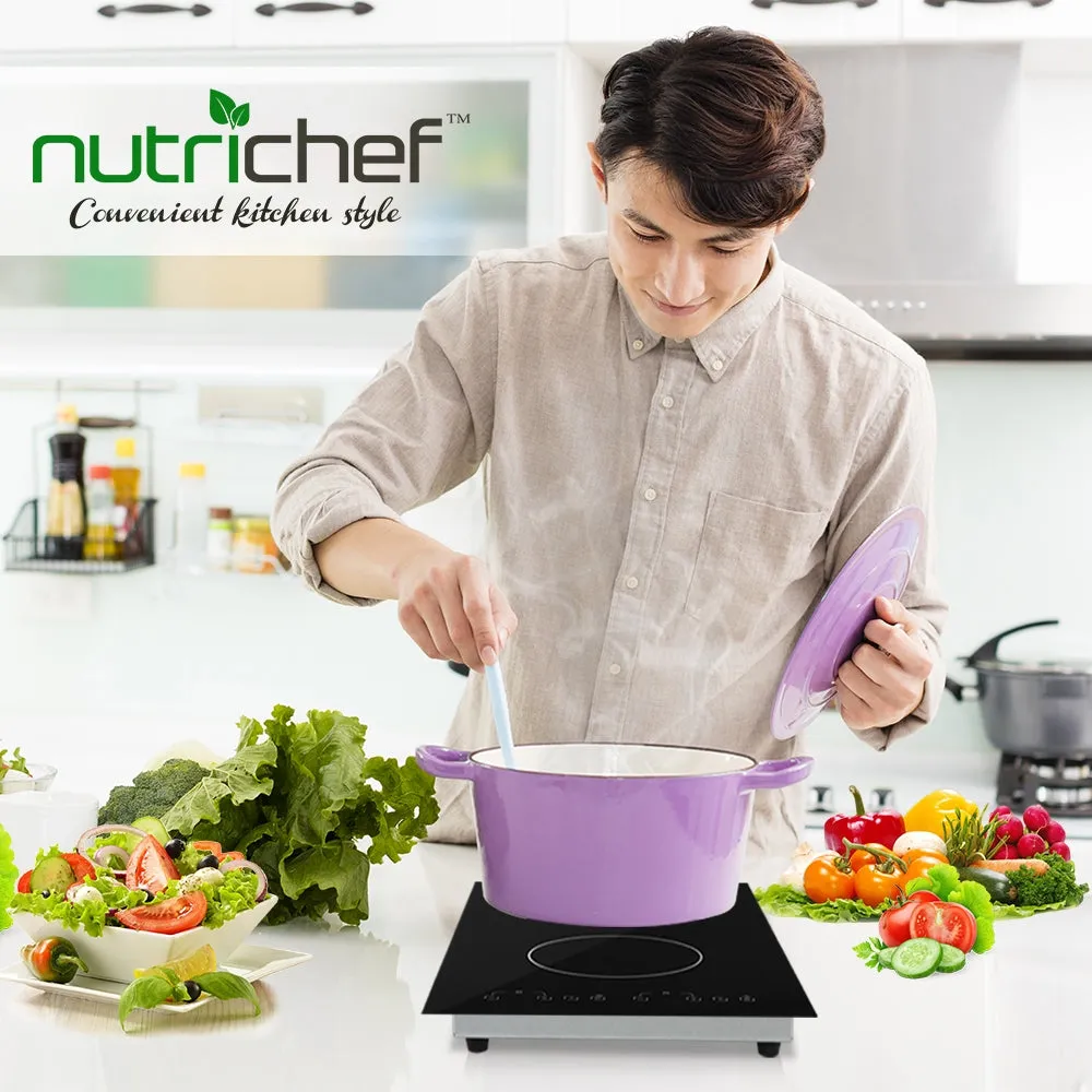 Nutrichef Double plaque à induction 1800 W 2 foyers