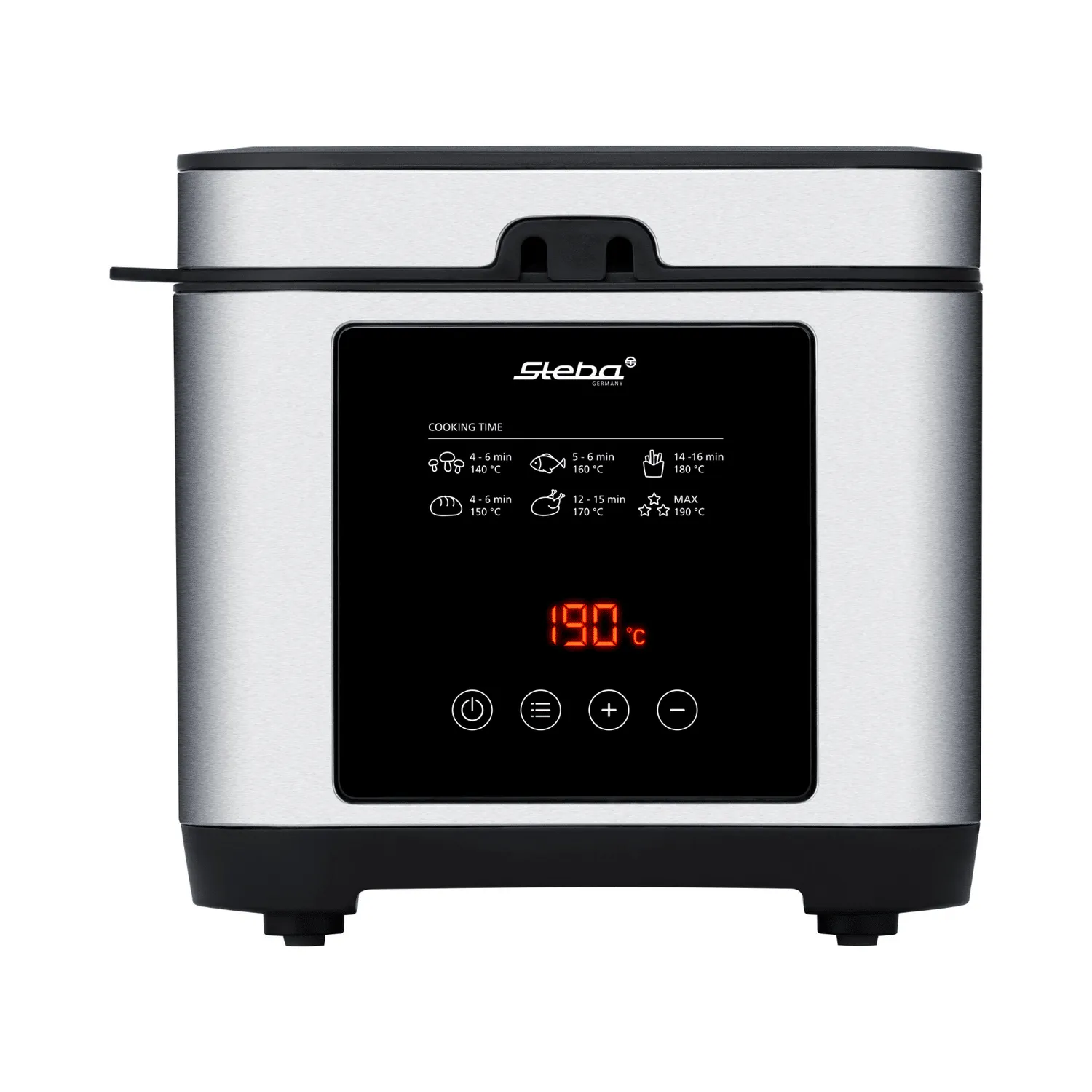 Steba DF 150 friteuse inox 2,5 L avec fondue 800 g