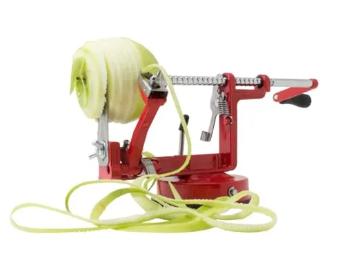 Kitchencook épluche-pomme 3 en 1 manuel métal spirale