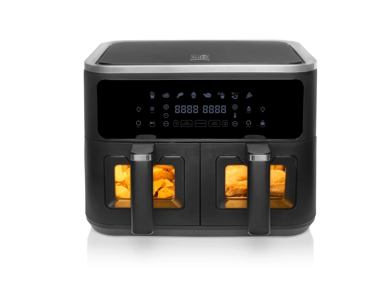 Fritel ST 8480 double friteuse air 2x4,5 L SYNC sans PFAS