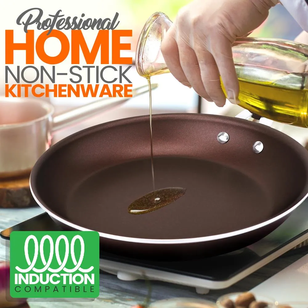 Nutrichef Poêle 10 pouces antiadhésive induction 26 cm