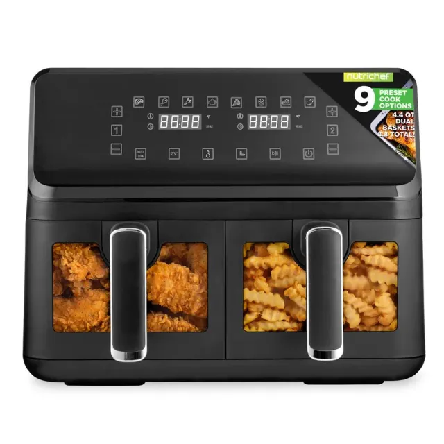 Nutrichef NCAF5508AT air fryer double 8,3 L