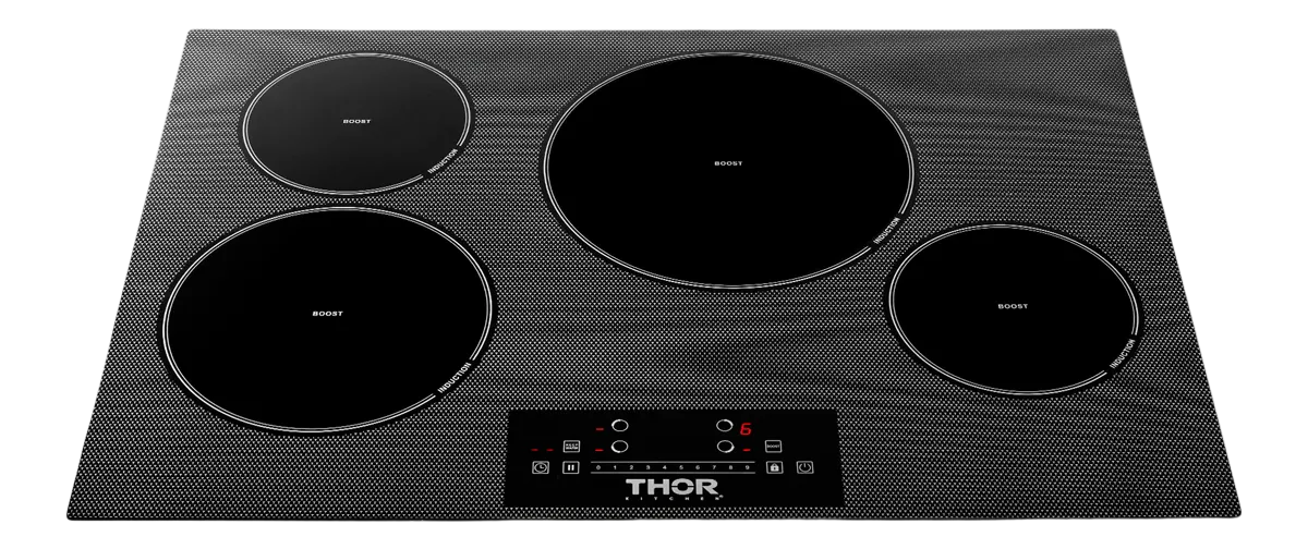 Thor Kitchen plaque induction 30 pouces 4 foyers tactile