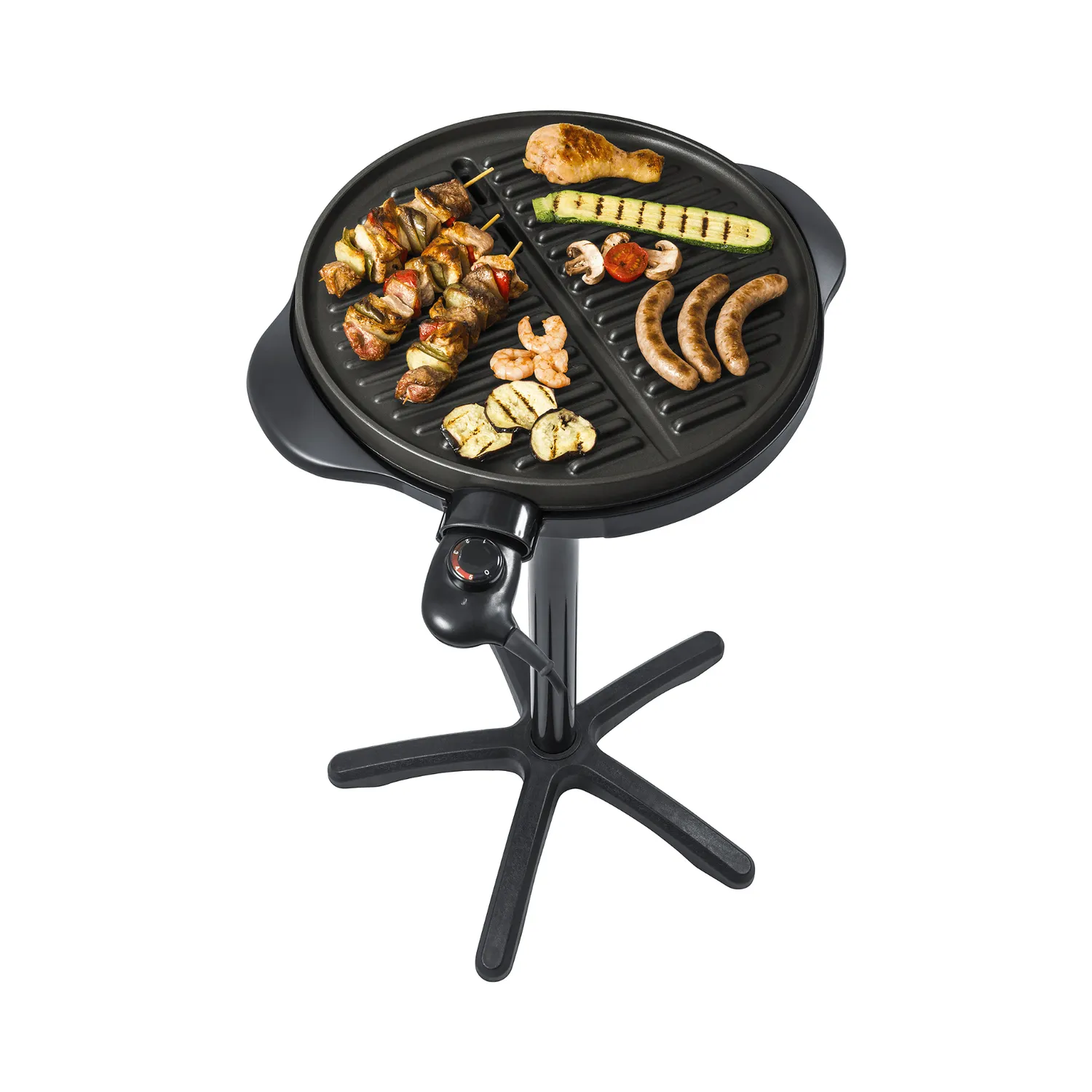 Steba VG 250 barbecue électrique 40 cm avec couvercle