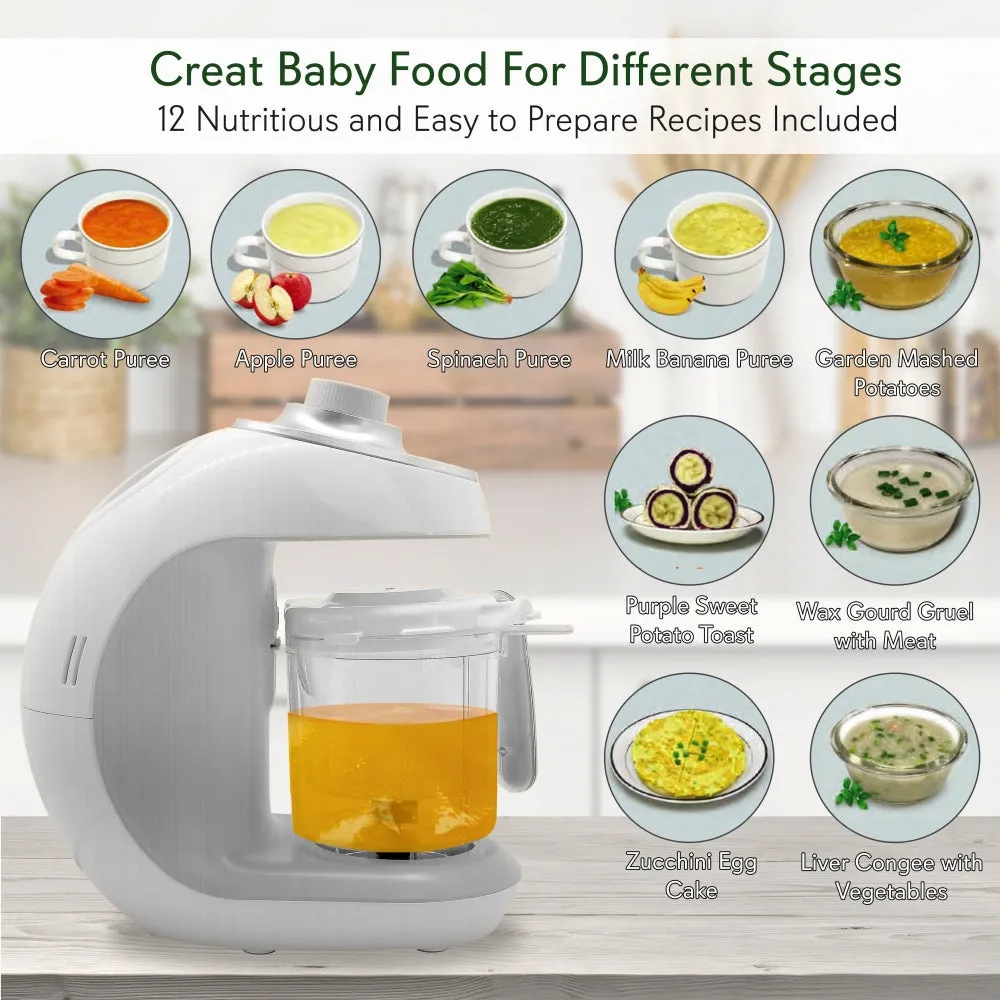 Nutrichef Robot bébé cuiseur mixeur 300 ml