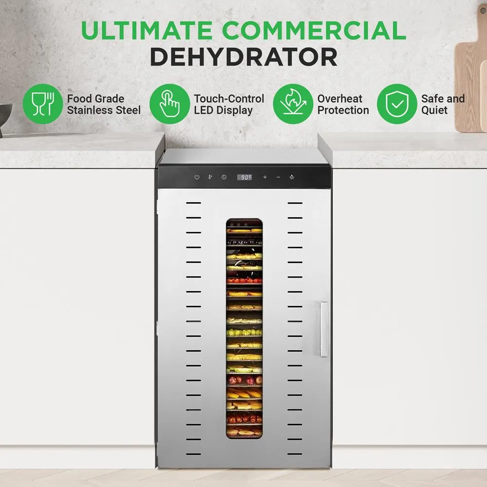 Nutrichef NCFD2SHELF déshydrateur 20 plateaux inox