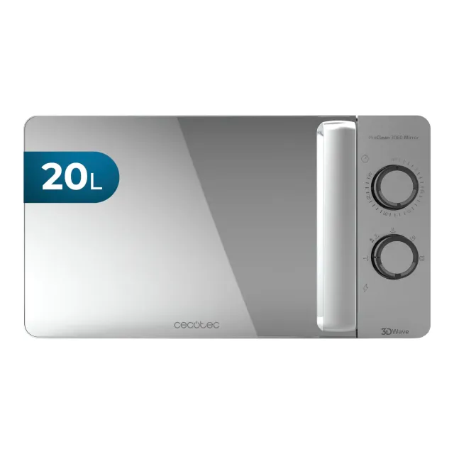 Cecotec ProClean 3060 micro-ondes 20L miroir argenté