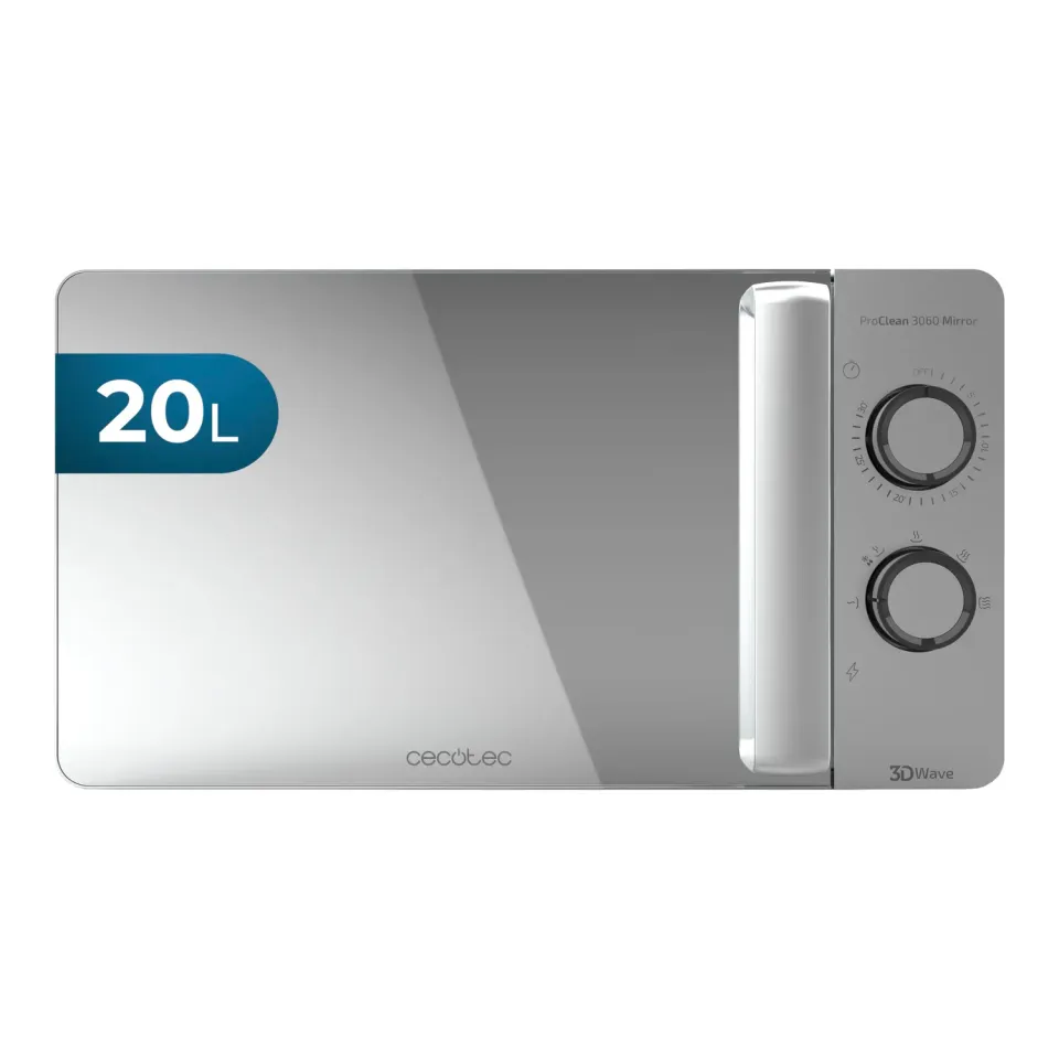 Cecotec ProClean 3060 micro-ondes 20L miroir argenté