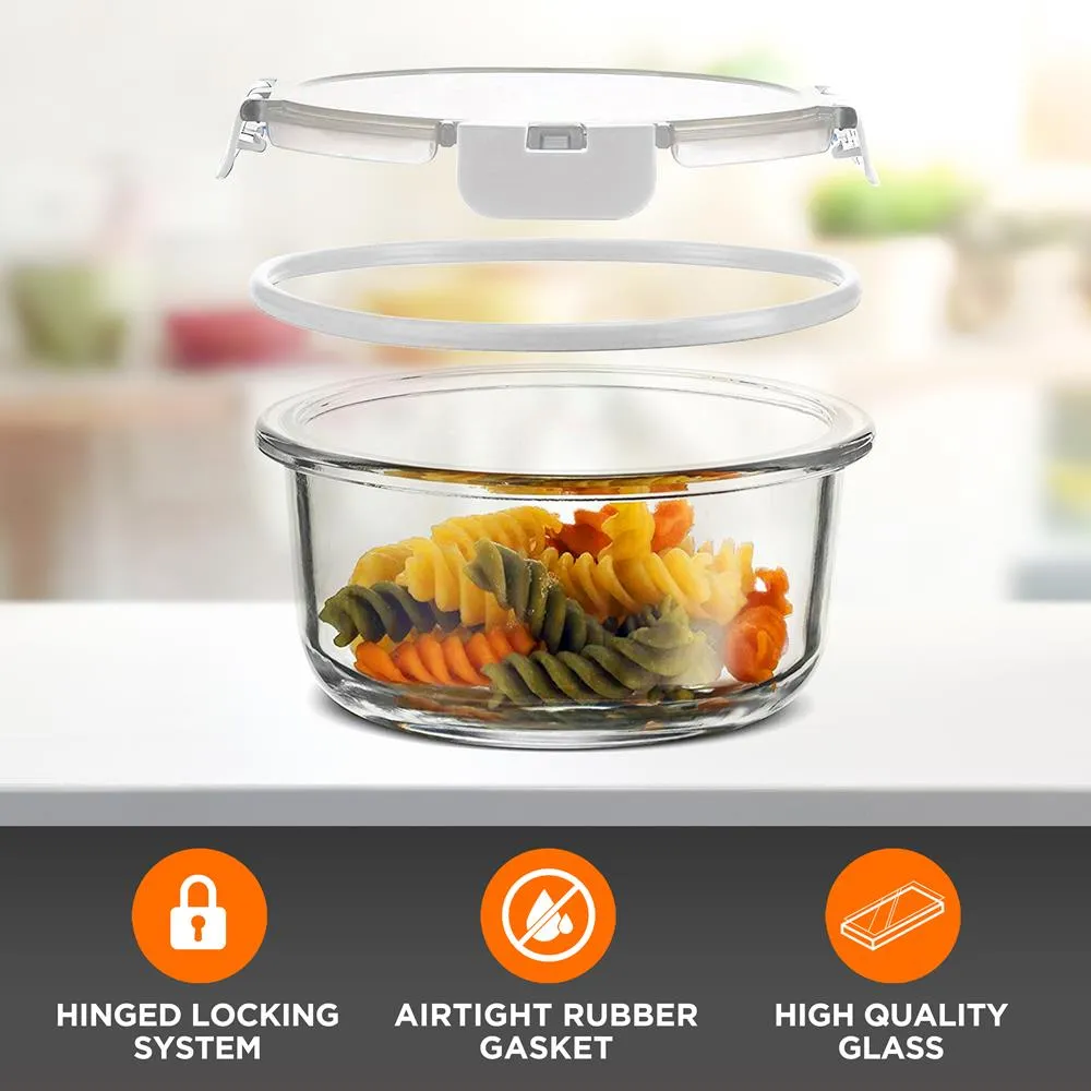 Nutrichef set 12 boîtes verre borosilicate hermétiques