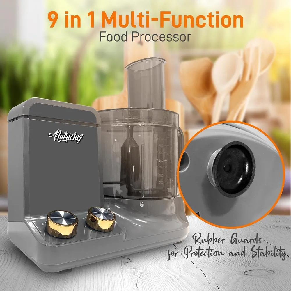 Nutrichef NCFPG9 robot cuisine multifonction 2 L