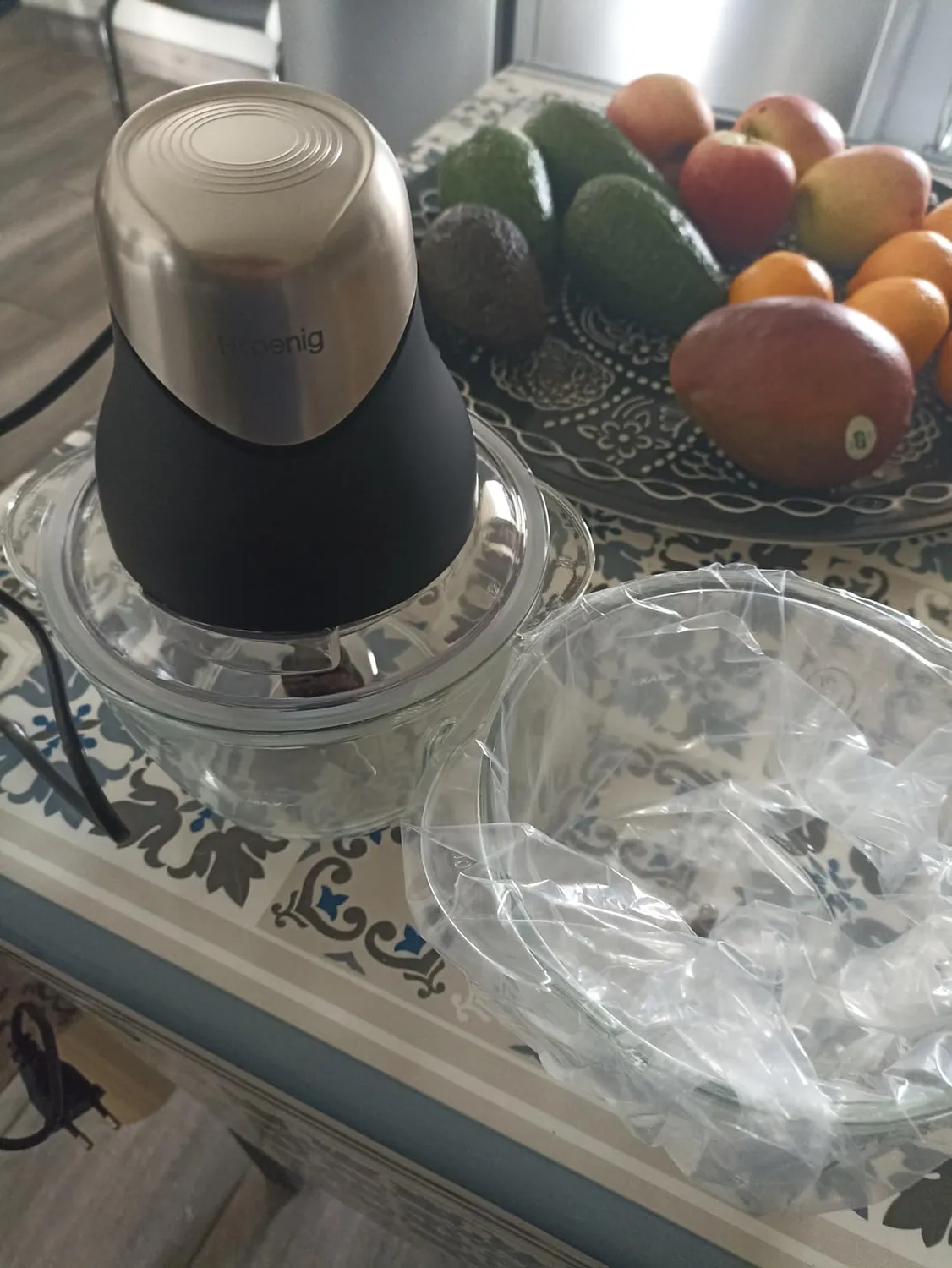 H.Koenig Leo9 mini hachoir 2 bols verre 1L 320W