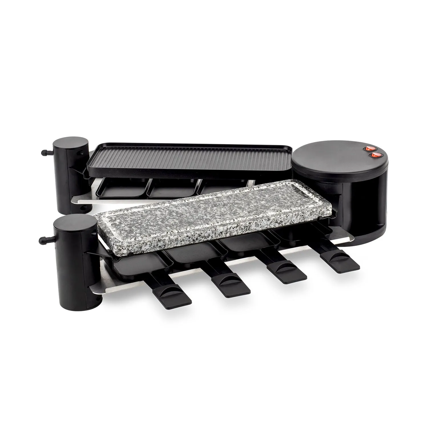 H.Koenig RP360 appareil à raclette 8 personnes rotatif
