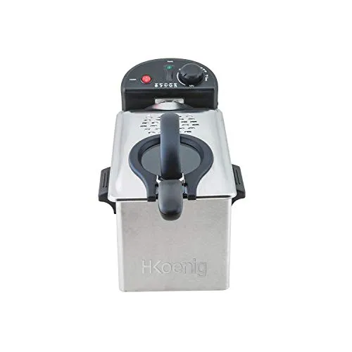 H.Koenig DFX300 friteuse inox 3 L 2100W anti-odeur
