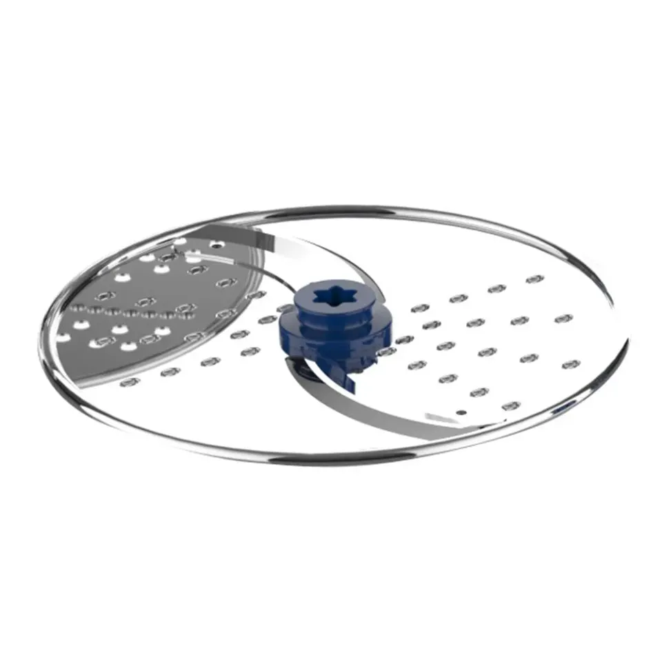 Nutrichef NCFPBLU disque robot trancheur râpeur inox