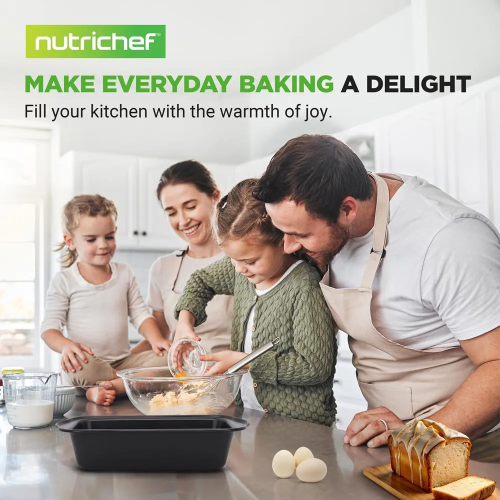 Nutrichef lot 4 moules à cake acier antiadhésif