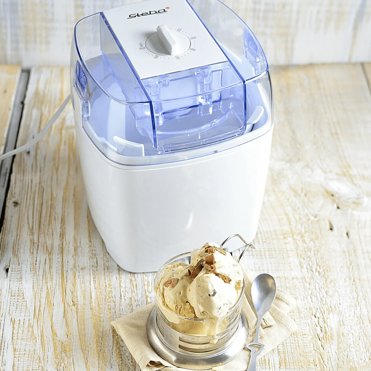 Steba IC 20 sorbetière 1,5 L avec minuteur 30 min