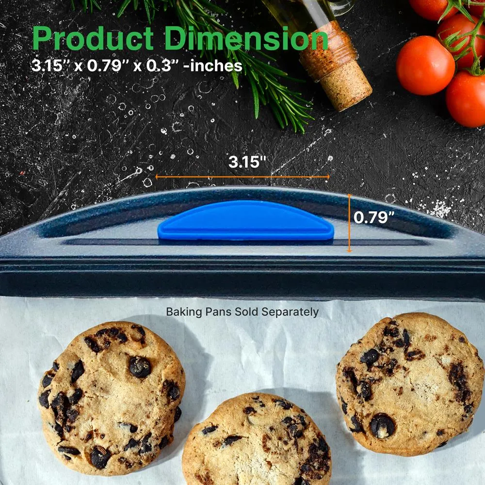 Nutrichef poignées silicone bleues lot 6 maniques