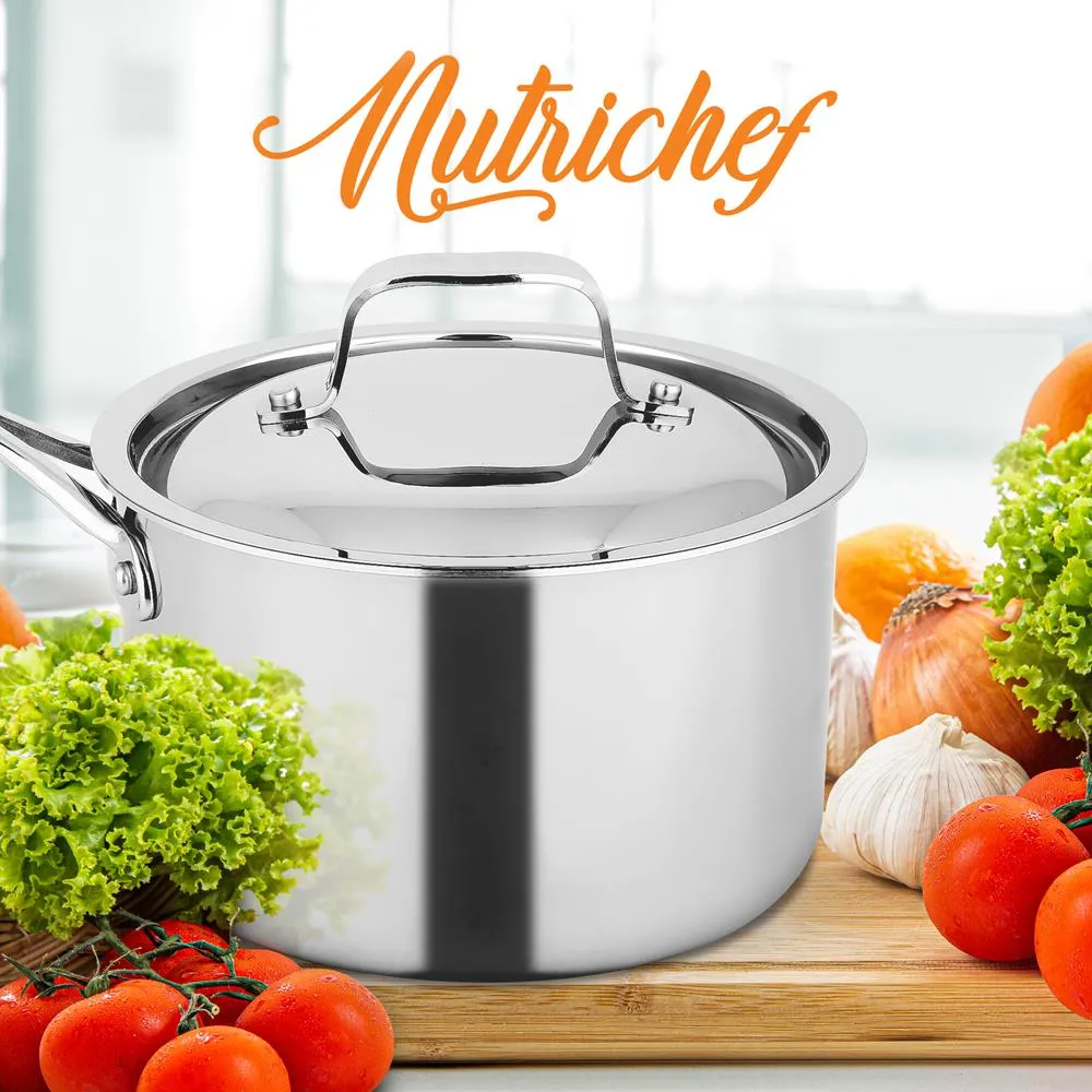 Nutrichef couvercle inox 3 QT pour faitout NCSSX45