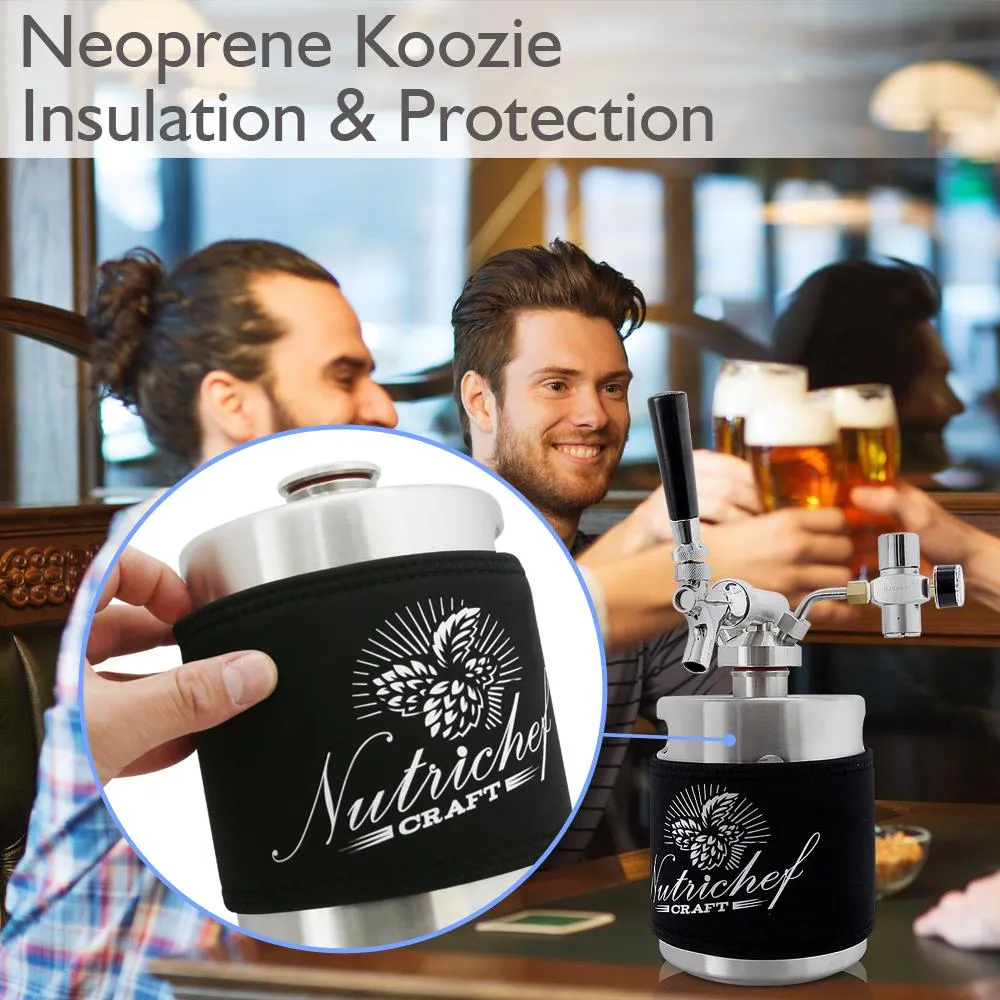 Nutrichef Pkbrtp50 Housse Keg Néoprène Mini Fût Isotherme