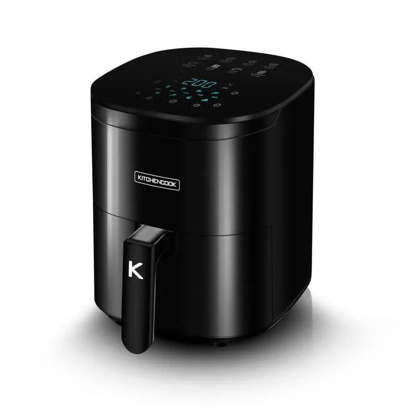 Kitchencook Airmed6 friteuse sans huile 6,5 L 1400 W noire