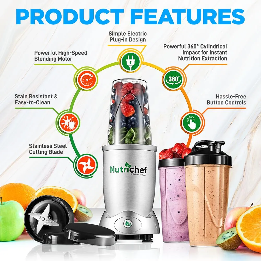 Nutrichef NCBL12 blender 1200W 3 gobelets puissant