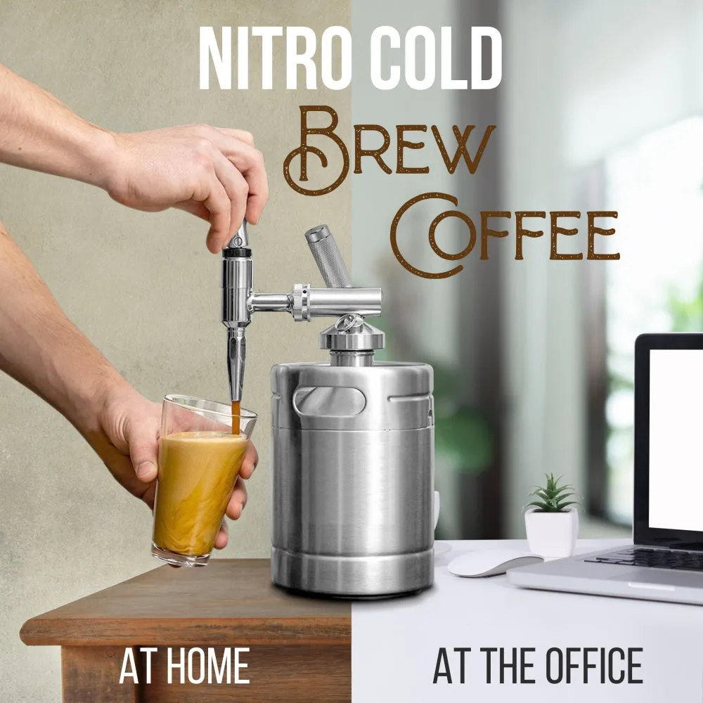 Nutrichef NCNTROCB10 cafetière nitro 1,9 L inox